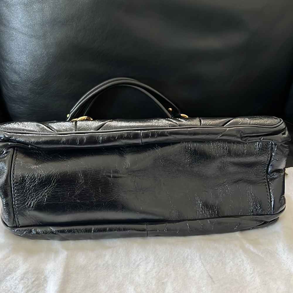 Marc Jacobs INES Leather Made In Italy Satchel Handbag - Picture 8 of 11